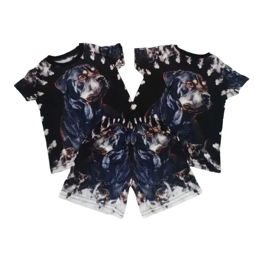 [HCM]Đồ bộ cho bé thun lạnh họa tiết động vật in 3D sắc nét