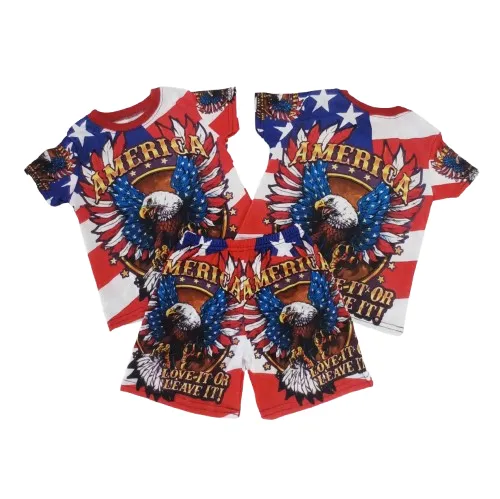 [HCM]Đồ bộ cho bé thun lạnh họa tiết động vật in 3D sắc nét