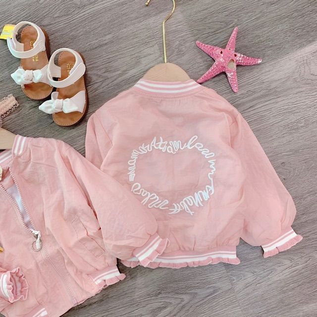 Áo khoác gió tiểu thư sắc hồng nhạt Minnie 1992