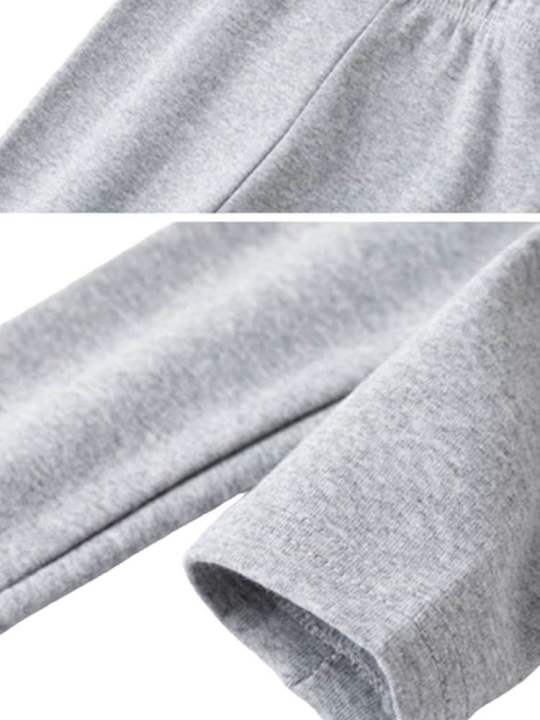 Quần legging dài trơn cho bé gái cotton xuất dư từ 10~40kg