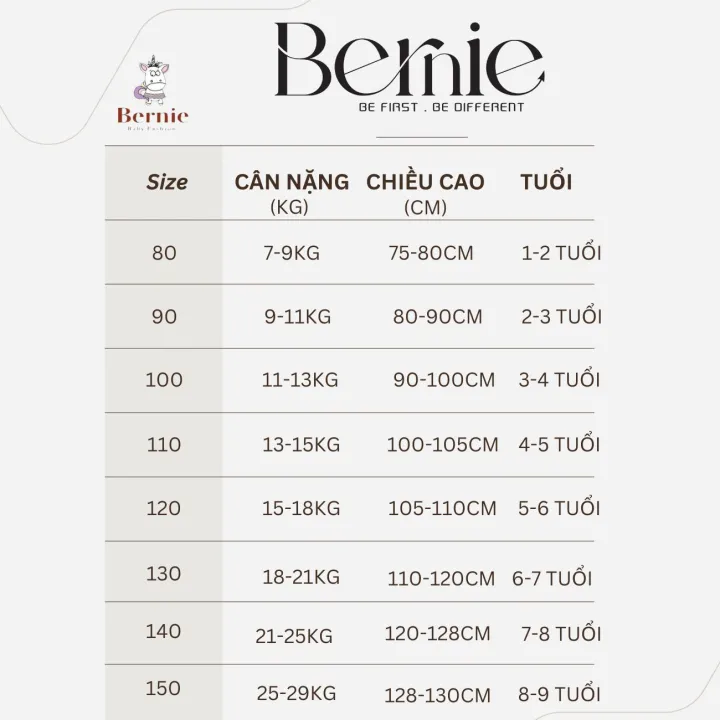 Quần sooc đùi linen kaki mềm bé trai bé gái unisex màu trắng nâu be BERNIE phong cách hàn quốc 7kg đến 30kg