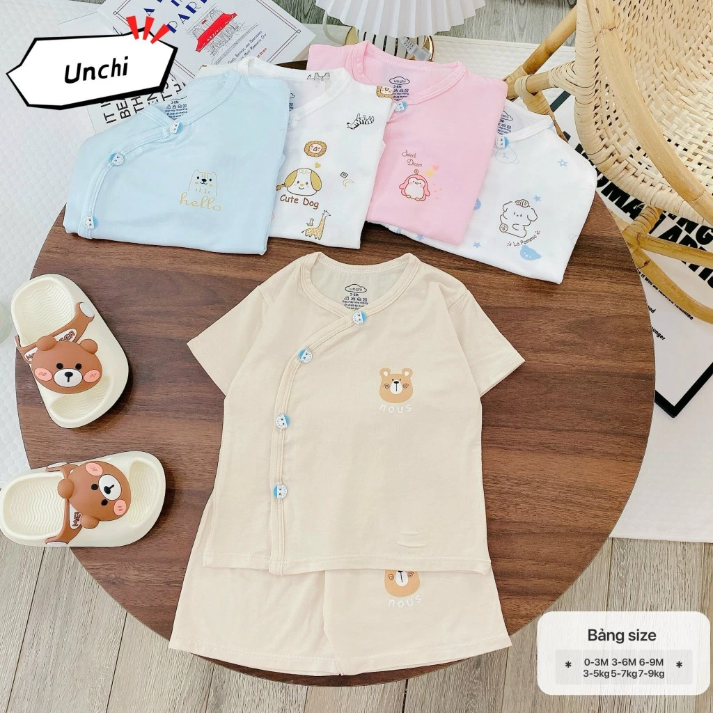 Set đồ sơ sinh tone màu pastel dịu nhẹ