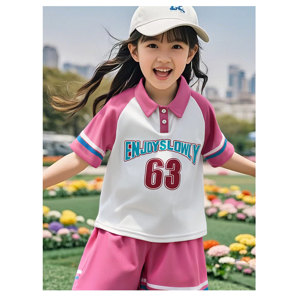 Set đồ năng động phối màu pastel cho bé gái