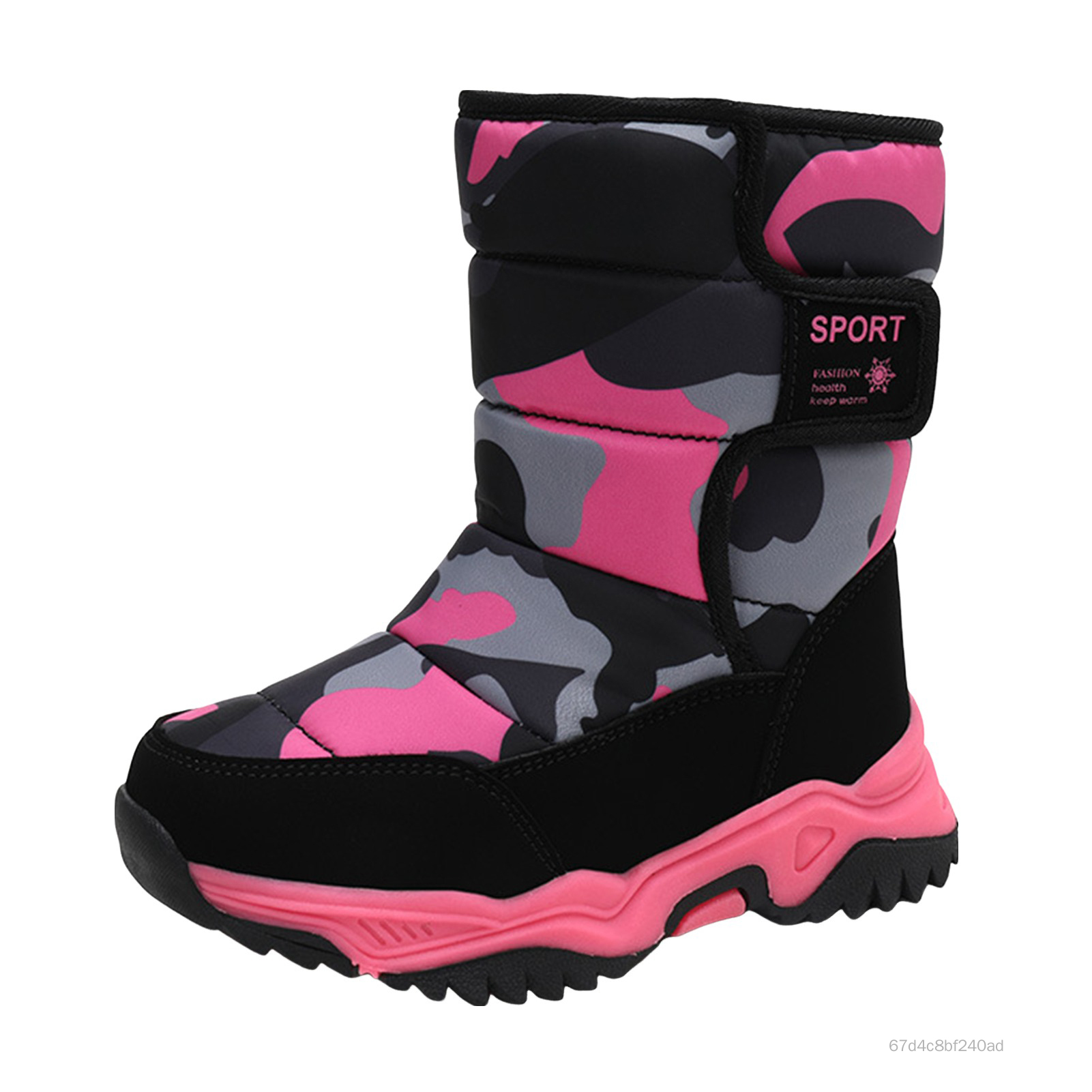 Ayugugu Boys Boots Trẻ em Snow Boots cho bé trai Mùa đông Snow Boots Thời trang Chống trượt Giày trẻ em ấm áp RTSU-VN