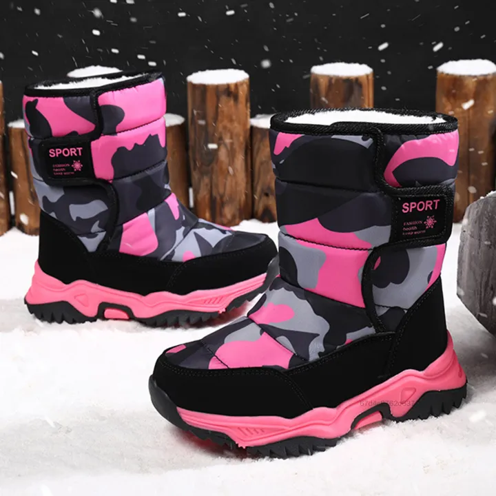 Giày Thời Trang Ayugugu Cho Bé Trai Mùa Đông Ấm Áp