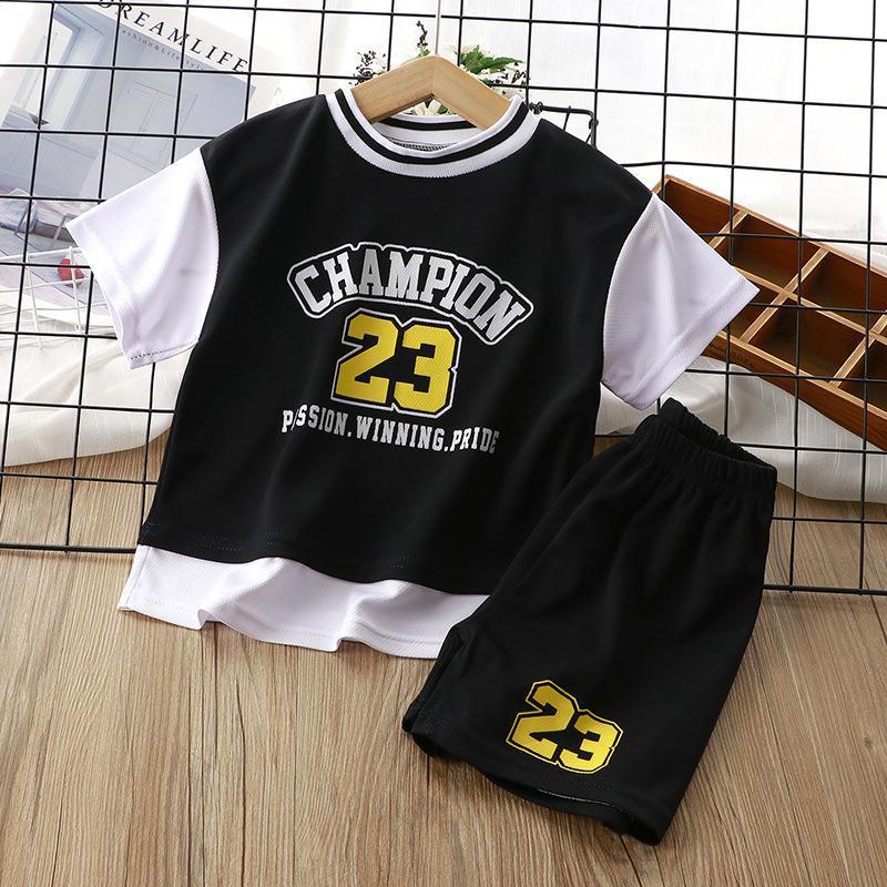 Bộ đồng phục bóng rổ mùa hè mới cho bé trai và bé gái, trẻ mới biết đi cho học sinh, hoàn hảo cho các chương trình mẫu giáo & Đào Tạo