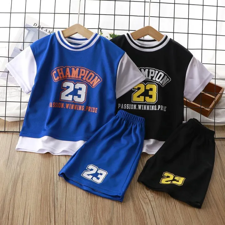 Bộ đồng phục bóng rổ mùa hè mới cho bé trai và bé gái, trẻ mới biết đi cho học sinh, hoàn hảo cho các chương trình mẫu giáo & Đào Tạo