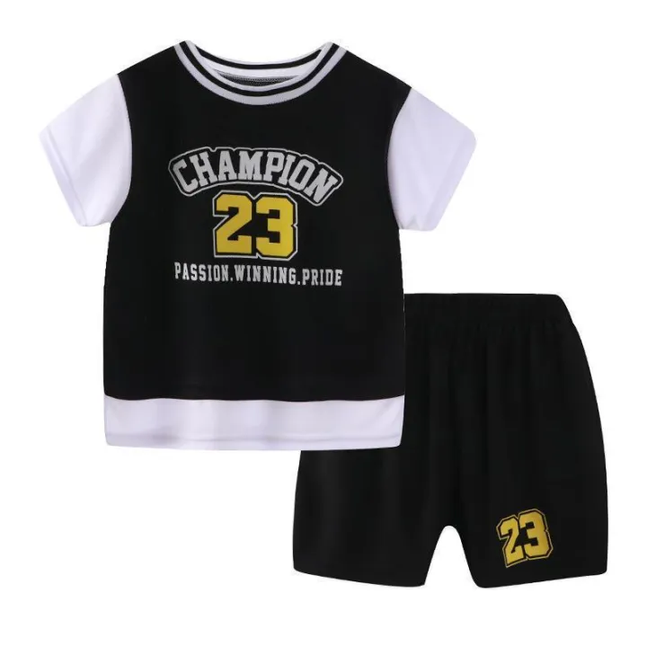 Bộ đồng phục bóng rổ mùa hè mới cho bé trai và bé gái, trẻ mới biết đi cho học sinh, hoàn hảo cho các chương trình mẫu giáo & Đào Tạo
