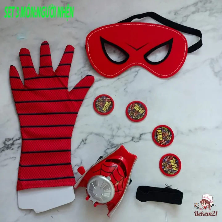 Găng tay bắn tơ siêu anh hùng cho bé yêu thích hóa thân
