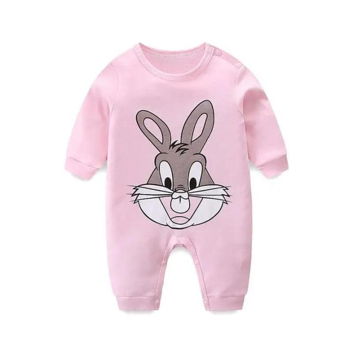 Jumpsuit bé gái dài tay dễ thương cho mùa thu xuân