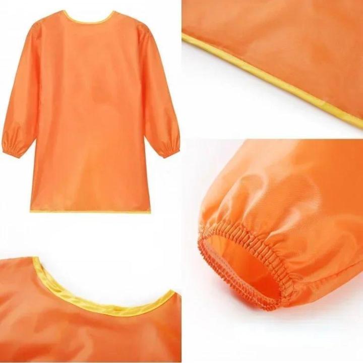 Tạp dề dài tay không thấm nước cho bé học vẽ Vẽ cho trẻ em n