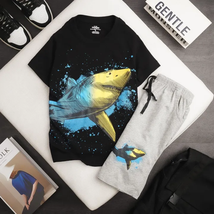 [18kg-55kg] Bộ thun cotton thoáng mát bé trai Oshkosh đại.