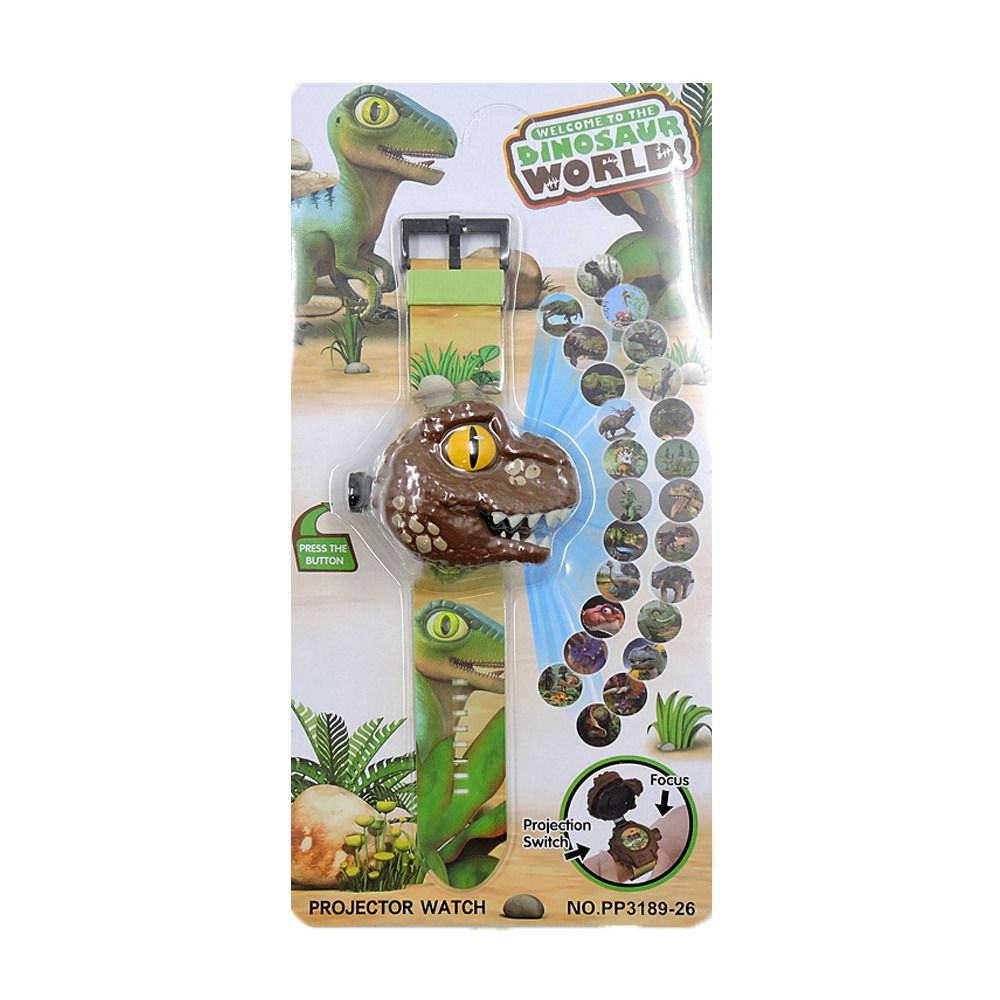 BEA BEATRICE Dễ thương Trẻ em Tyrannosaurus Rex Đồng hồ sinh viên Áo ba lỗ Điện tử Hoạt hình Đồng hồ trẻ em Đồng hồ đeo tay kỹ thuật số Đồng hồ chiếu hình khủng long