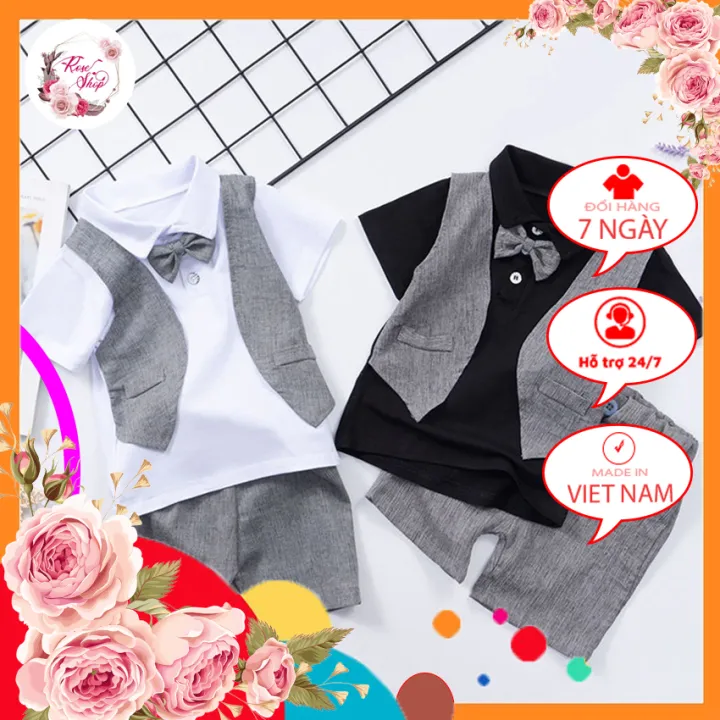 Bộ quần áo bé trai, Quần áo bé trai chất liệu vải siêu mịn, siêu mát, không quá dày, phú hợp với thời tiết mùa hè,Mã T10