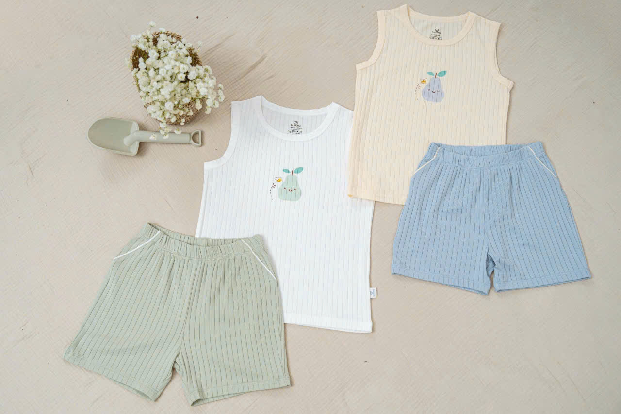 Bộ sát nách Molist thoáng mát cho bé yêu