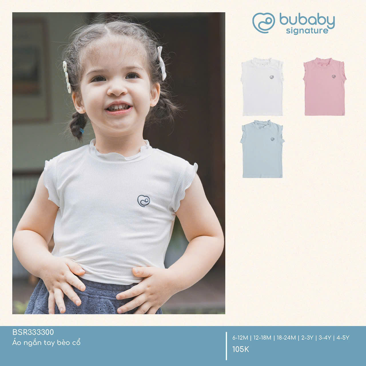 Áo tiểu thư BU Baby cánh tiên điệu đà cho bé gái