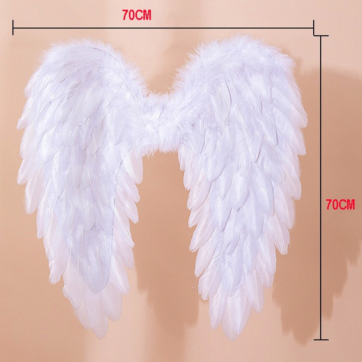 Phụ kiện cánh thiên thần nhũ bạc lung linh cho bé hóa trang