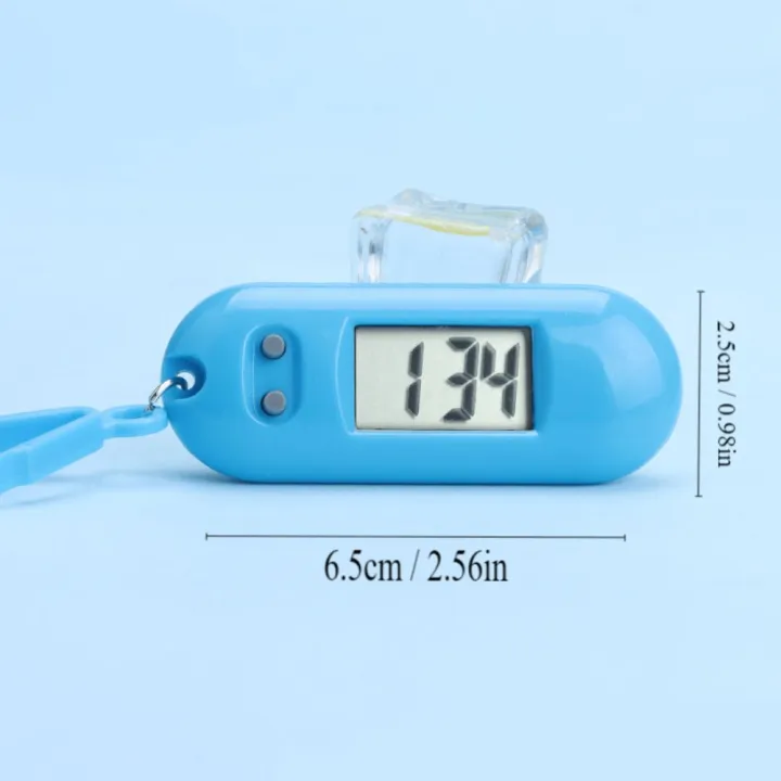 CHA Màn hình chìa khóa Móc khóa đồng hồ điện tử kỹ thuật số Bảng hiển thị thời gian Đồng hồ hình bầu dục Móc khóa đồng hồ điện tử Đồng hồ đeo tay Di động Đồng hồ kỹ thuật số LED Mini Sinh viên