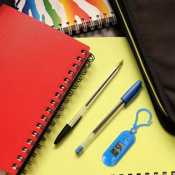 CHA Màn hình chìa khóa Móc khóa đồng hồ điện tử kỹ thuật số Bảng hiển thị thời gian Đồng hồ hình bầu dục Móc khóa đồng hồ điện tử Đồng hồ đeo tay Di động Đồng hồ kỹ thuật số LED Mini Sinh viên