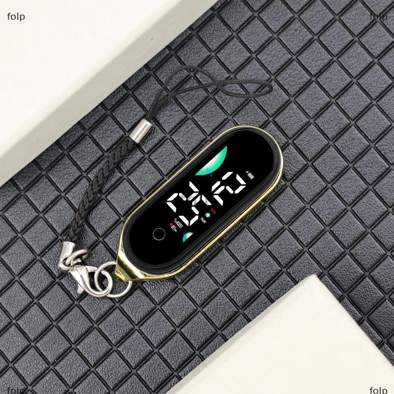 [COD] folp Dễ Thương Nhỏ Dây Buộc Đồng Hồ Mặt Dây Chuyền Sáng Điện Tử Hiển Thị Thời Gian Cho Du Lịch Trường Học Hoặc Sử Dụng Hàng Ngày