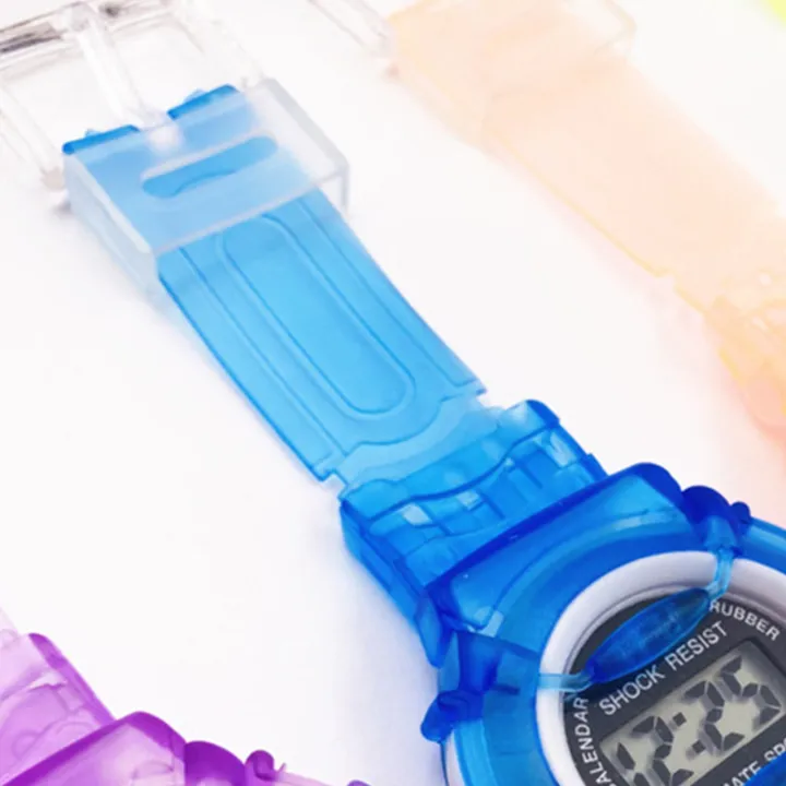 Edena đồng hồ kỹ thuật số chống sốc dễ dàng đọc mặt đồng hồ tròn chống phai chính xác đồng hồ đeo tay cho trẻ em Đồng hồ đeo tay chống sốc