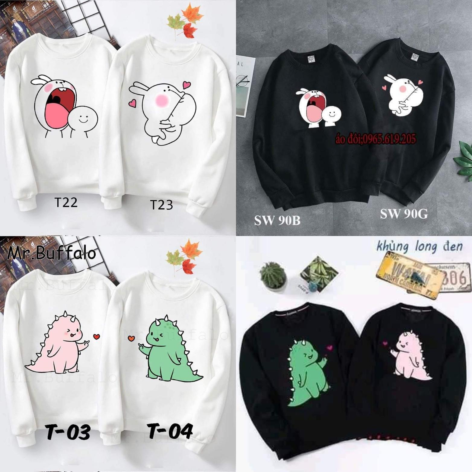 [FREESHIP] ÁO SWEATER IN HÌNH CUTE