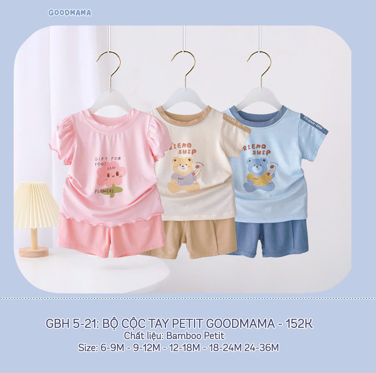 Bộ Petit Thoáng Mát Cao Cấp Minnie 1992