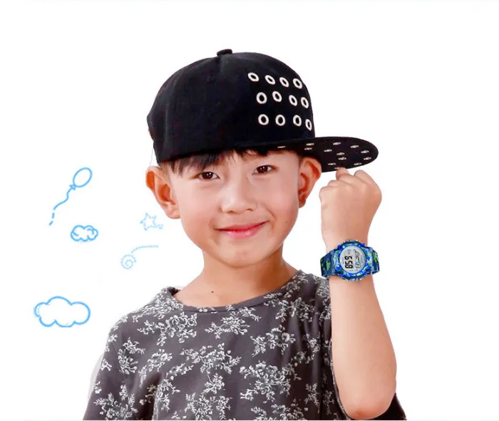 [HCM]Đồng hồ trẻ em đa chức năng kết hợp hiệu ứng đèn Lex 7 màu chính hãng COOBOS