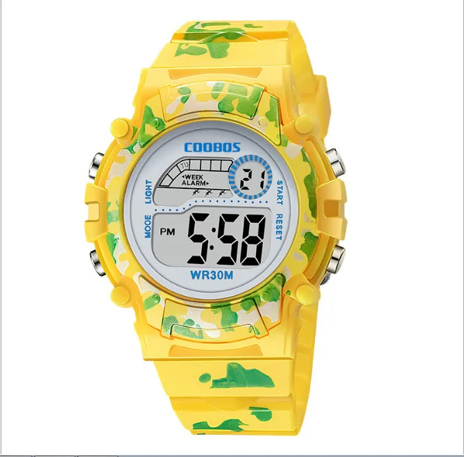 [HCM]Đồng hồ trẻ em đa chức năng kết hợp hiệu ứng đèn Lex 7 màu chính hãng COOBOS