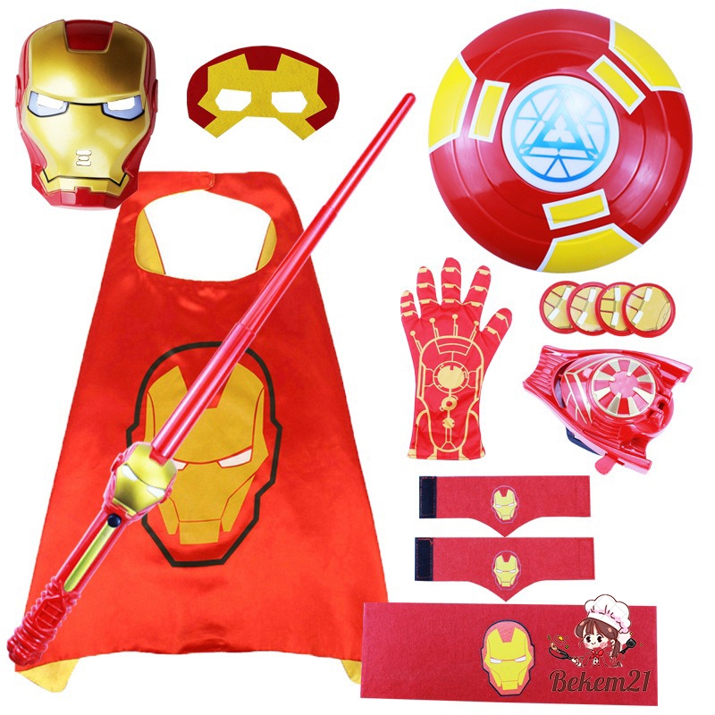 Bộ đồ hóa thân siêu anh hùng Người Sắt năng động cho bé trai