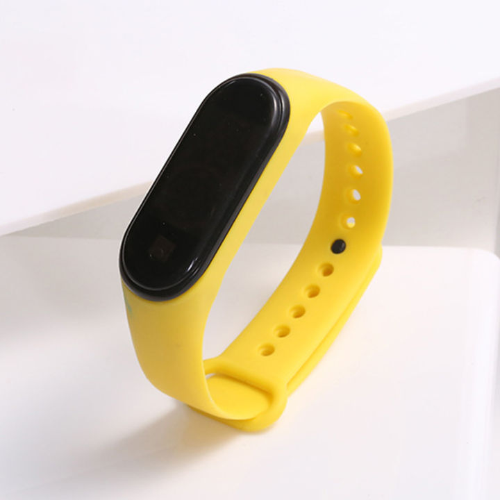 Màn hình cảm ứng dạ quang đồng hồ điện tử Edena Đồng hồ dạng lắc tay Băng Cổ tay thể thao Đèn LED chống nước 50M cho trẻ em chống rách Đồng hồ đeo tay đơn giản