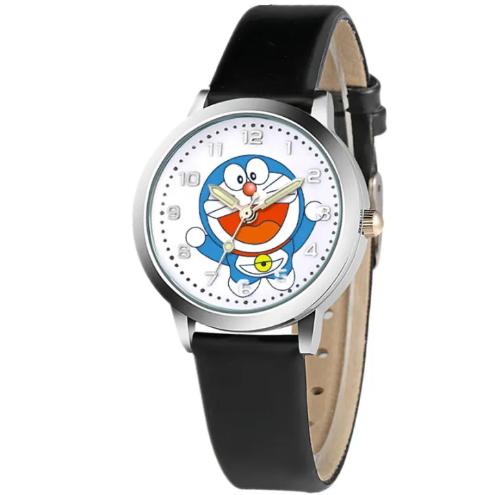 Mickeys Đồng Hồ Hoạt Hình Doraemon Cho Bé Trai Bé Gái Đồng Hồ Học Sinh Tiểu Học Phong Cách Đơn Giản Dạ Quang Chống Nước Cho Trẻ Em Hàn Quốc