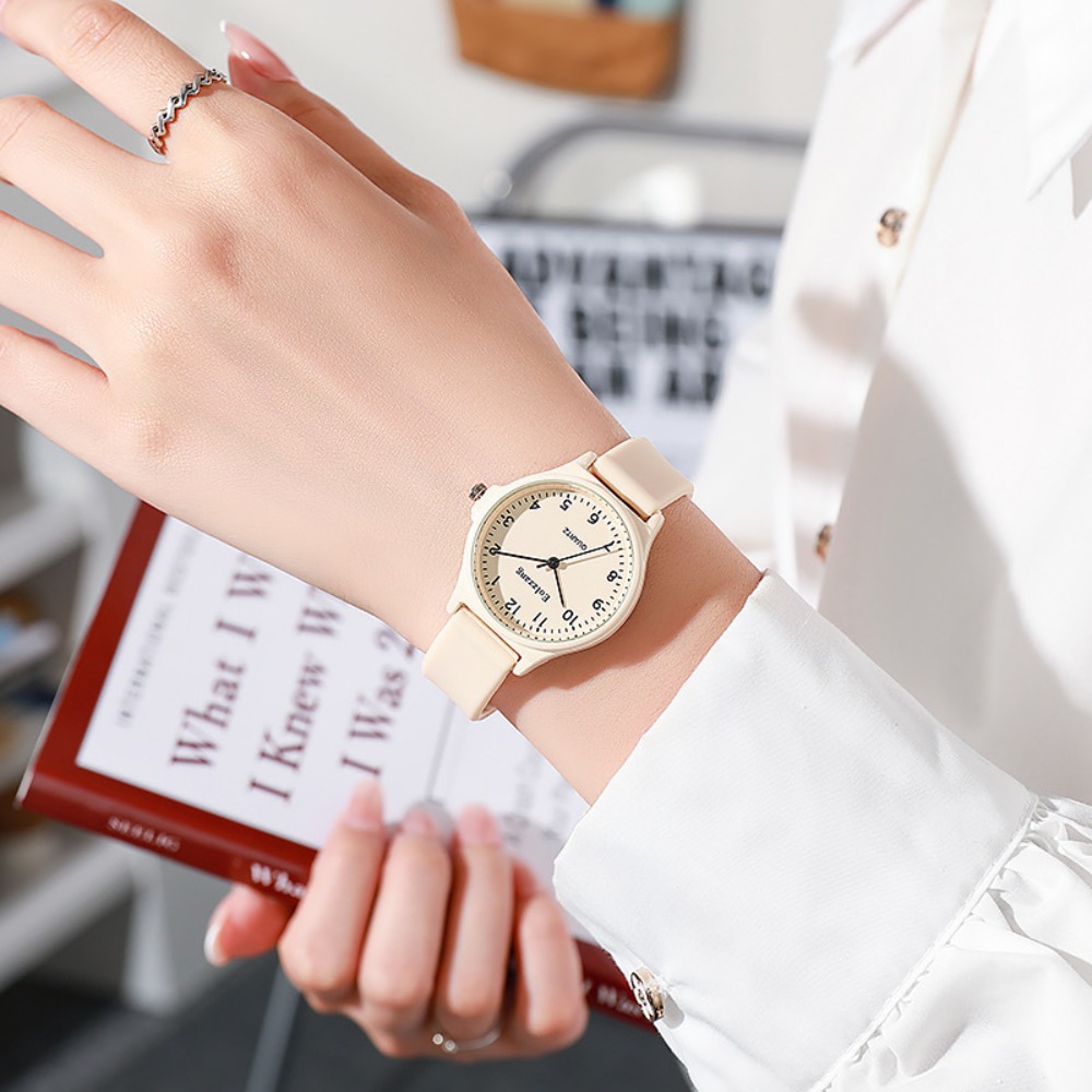 MISFORTUNESTORE17RE1 Nhiều màu sắc Đồng hồ đeo tay cho sinh viên Thường ngày Dây đeo silicone Đồng hồ thạch anh cho trẻ em Sáng tạo Có thể điều chỉnh Đồng hồ thạch anh Dành cho nam và nữ