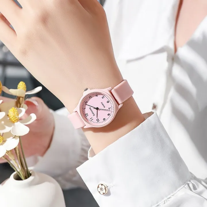 MISFORTUNESTORE17RE1 Nhiều màu sắc Đồng hồ đeo tay cho sinh viên Thường ngày Dây đeo silicone Đồng hồ thạch anh cho trẻ em Sáng tạo Có thể điều chỉnh Đồng hồ thạch anh Dành cho nam và nữ