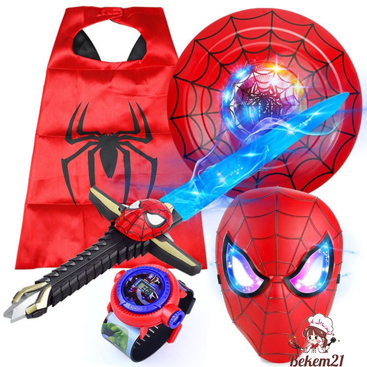 NGƯỜI NHỆN Quần áo siêu nhân halloween hoá trang trẻ em Maki