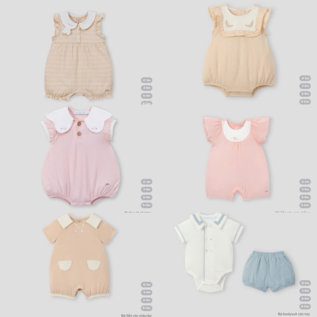 Body cộc tay Nous cho bé yêu