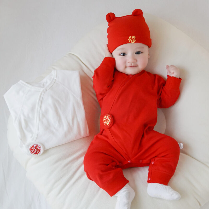 Bộ Jumpsuit Dài Tay Cotton Mềm Mịn Cho Bé Yêu