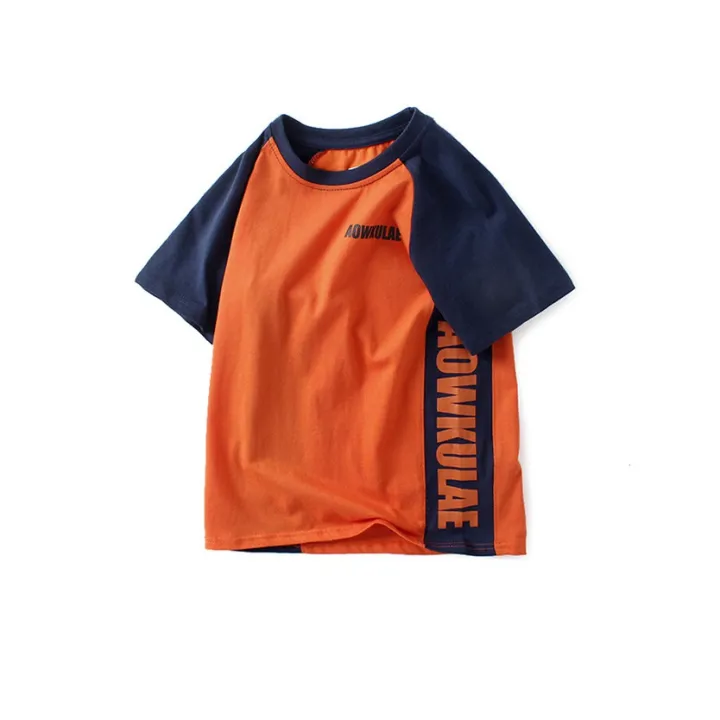 Áo thun bé trai AKL 25kg đến 45kg, áo phông bé trai 5 đến 14 tuổi nặng hàng Quảng Châu cao cấp