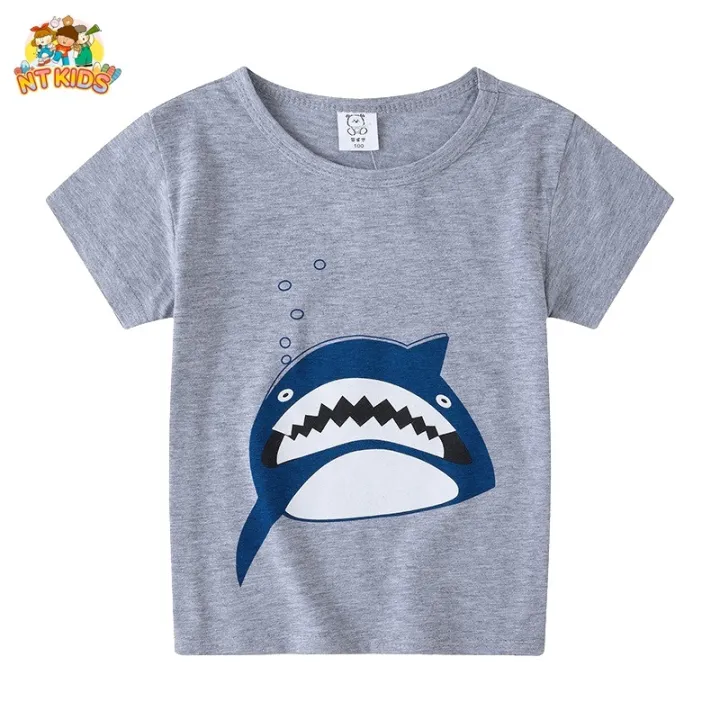 Áo Thun Bé Trai Bé Gái NT KIDS Chất Liệu COTTON Họa Tiết Chũ Dễ Thương