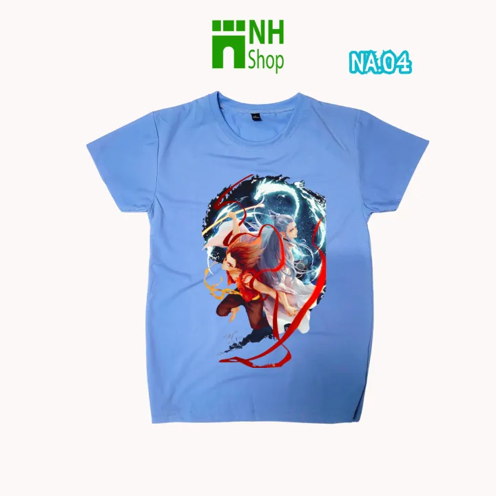 Áo thun cho bé in hình Na tra dễ thương, từ 9kg đến BIG SIZE 110kg, áo phông cho bé nhiều màu - NH Shop