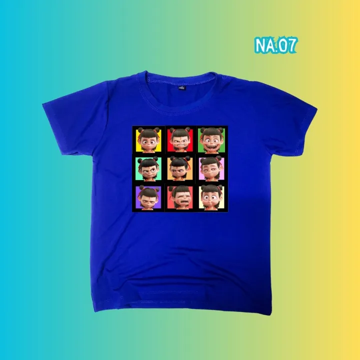 Áo thun cho bé từ 9kg đến BIG SIZE 110kg, áo phông cotton cho bé in hình NA TRA cute - NH SHOP