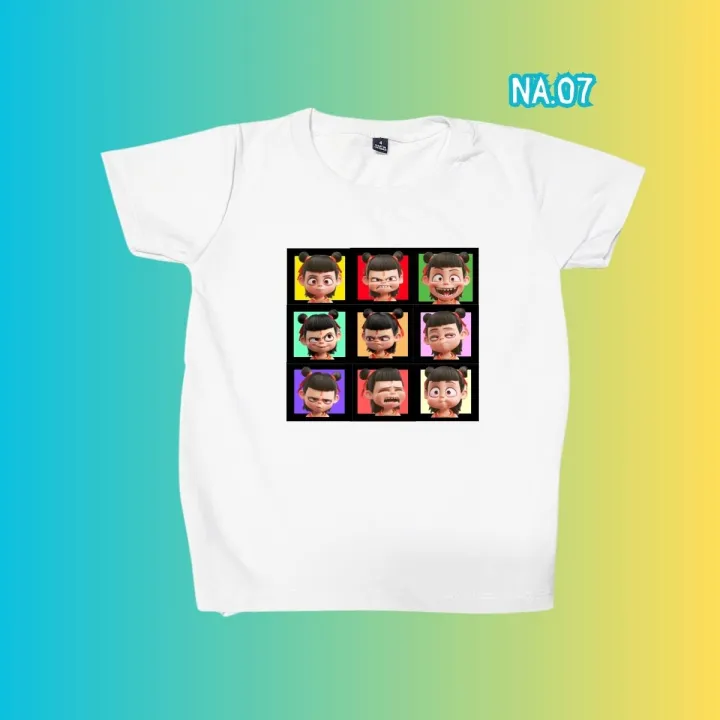 Áo thun cho bé từ 9kg đến BIG SIZE 110kg, áo phông cotton cho bé in hình NA TRA cute - NH SHOP