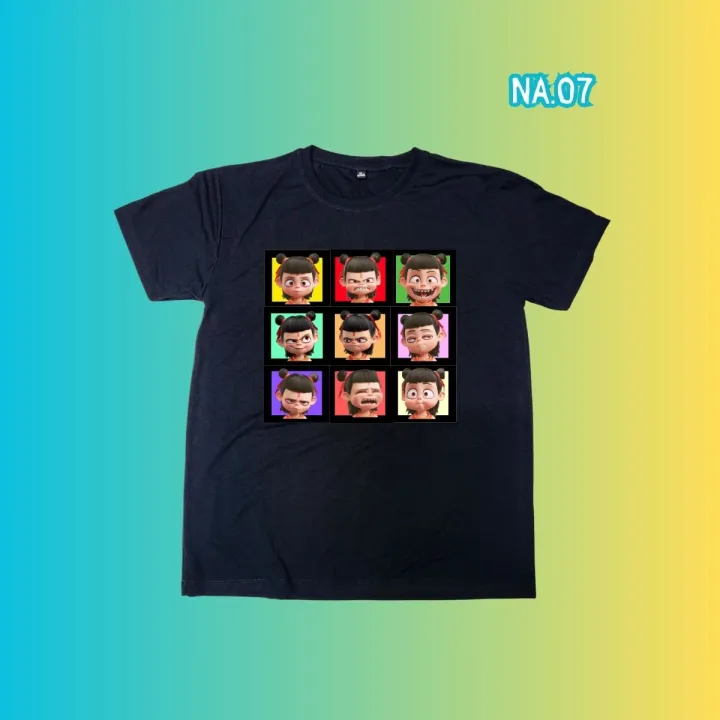 Áo thun cho bé từ 9kg đến BIG SIZE 110kg, áo phông cotton cho bé in hình NA TRA cute - NH SHOP