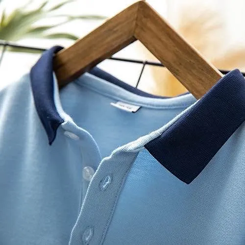 Áo thun Cotton Có cổ CÁ SẤU, áo polo cho bé siêu mát 2024