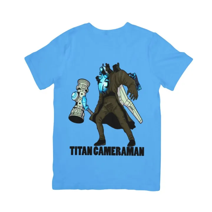 Áo thun in hình Titan Cameraman BOSS Skibidi Toilet Quái Vật Người Máy Ảnh dành cho bé ( Mẫu CAMERAMAN02)