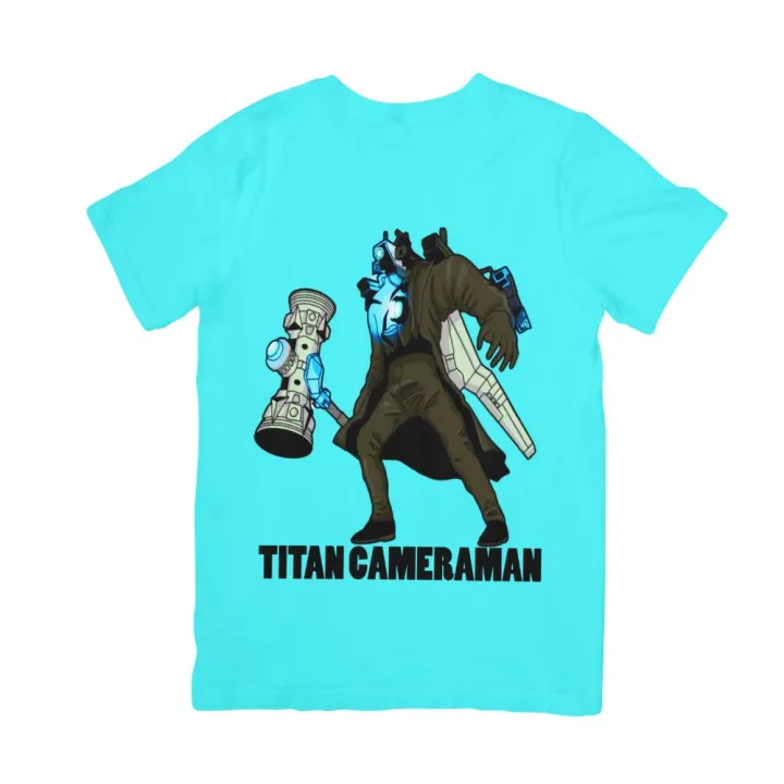Áo thun in hình Titan Cameraman BOSS Skibidi Toilet Quái Vật Người Máy Ảnh dành cho bé ( Mẫu CAMERAMAN02)