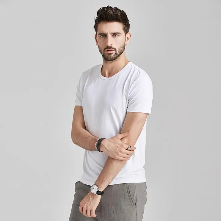 Áo Thun Nam Cotton Mỏng – Mát Mẻ Thoải Mái, Đa Năng Cho Giấc Ngủ & Vận Động