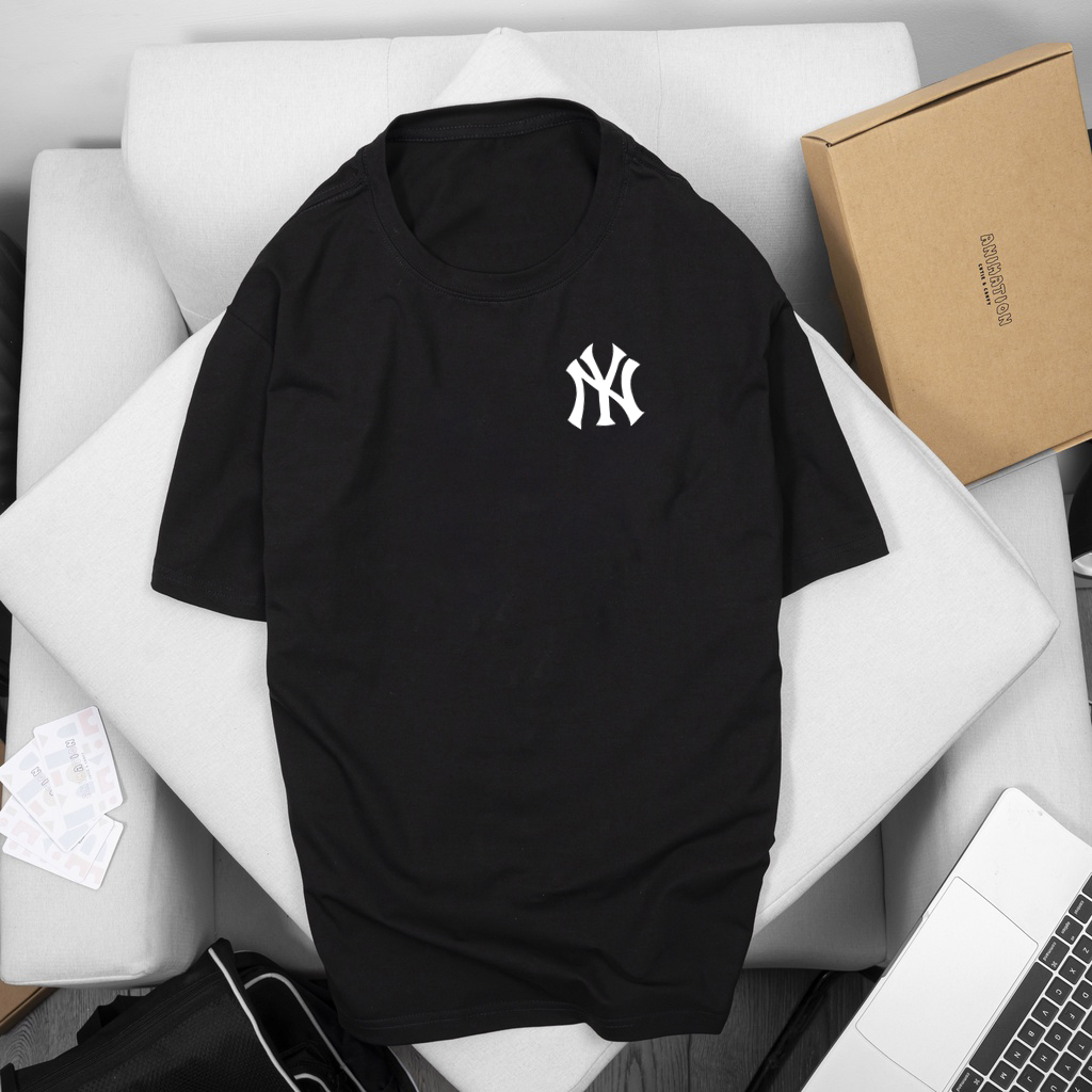 Áo thun NY New York phong cách đơn giản có size 5XL 110kg - Áo phông nam nữ tay ngắn cổ tròn - AothunTHT