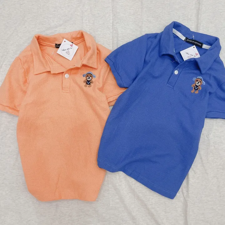 Áo thun Polo, áo cá sấu, áo cổ bẻ cho bé trai bé gái (14-24kg) - TIỆM NHÀ SU