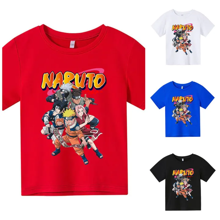 Áo thun trẻ em NARUTO 1, 4 màu, có size người lớn, Anam Store